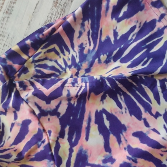 🏵 COOL RUN TIE-DYE TENNIS ATHLETIC SKORT - Picture 2 of 7